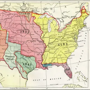 Growth of the United States to 1853