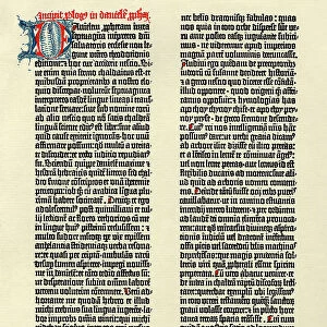 Gutenberg Bible page