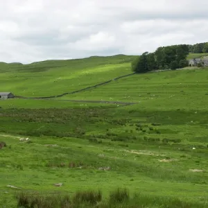 Hadrians Wall across northern England