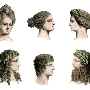 Hair styles of the ancient Greeks