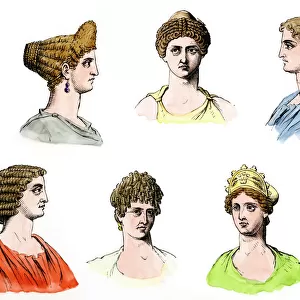 Hair styles of Roman ladies