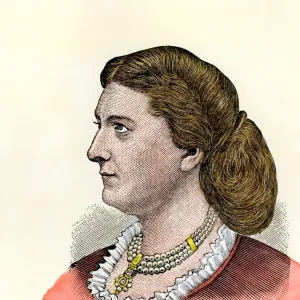 Harriet Lane, President Buchanans niece serving as his White House hostess Harriet Lane, President Buchanans niece serving as his White House hostess