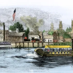 Hartford on the Connecticut River, 1850s