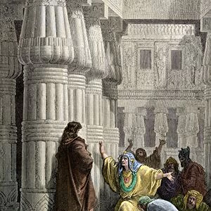 Hebrews released from bondage by the Egyptians