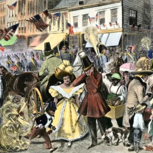 Fourth of July Celebration Print, 1834 Fourth of July Celebration Print, 1834