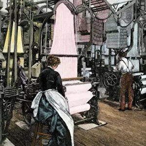 Jacquard loom, 1880s