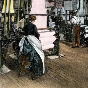 Jacquard loom, 1880s