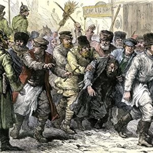 Jews assaulted in Kiev, 1880s