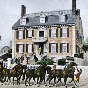 John Hancocks home in Boston, 1700s