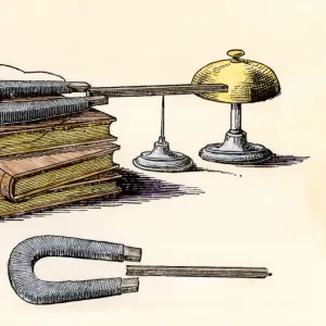 Joseph Henrys electromagnetic telegraph, 1832