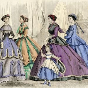 Ladies fashions, 1866