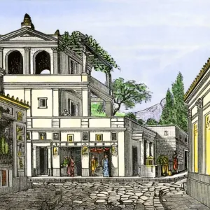 Life in Pompeii before the eruption of Vesuvius