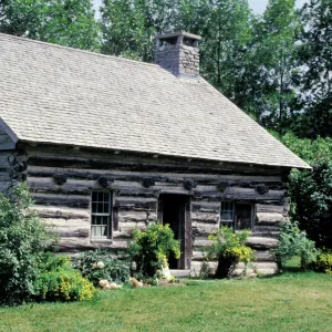 Log cabin in Vermont