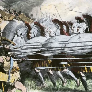 Macedonian phalanx, Battle of the Carts