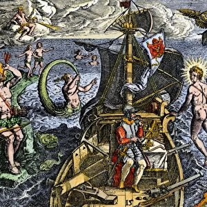 Magellan sails around South America to circumnavigate the earth