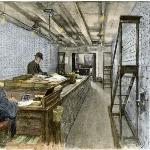Main Room of a Bank Vault Print