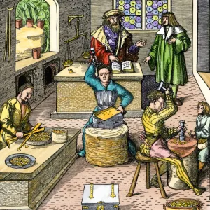 Making coins in the Middle Ages