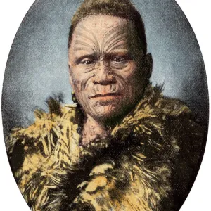 Maori leader, New Zealand, 1800s