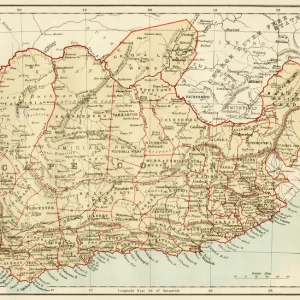 Map of Cape Colony, South Africa