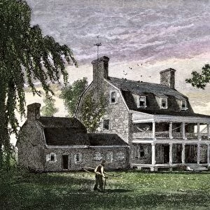 Maryland plantation manor, 1800s
