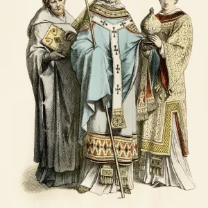 Medieval monk, archbishop and priest