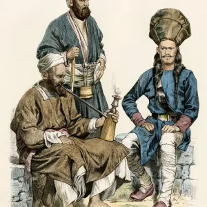 Men from Kashmir and the Himalayas, India