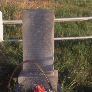 Mormon Trail pioneer grave, Nebraska