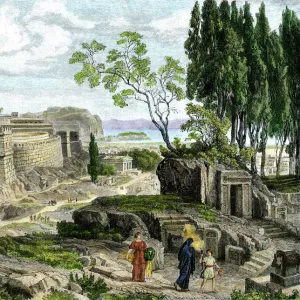 Mycenae in ancient Greece, circa 1400 BC