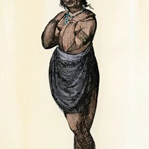 Native American woman of the Virginia coast