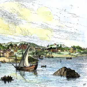 New Amsterdam, mid-1600s