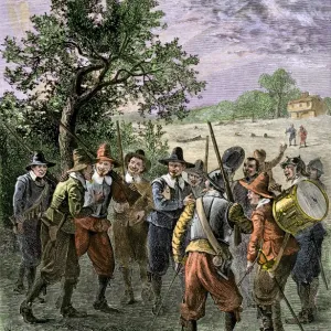 New England colonial militia, 1600s