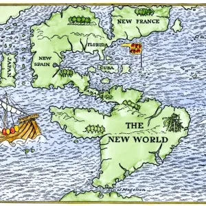 New World geography according to a mapmaker of 1540