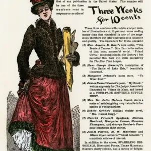 New York Ledger Print, 1891 Christmas Issue New York Ledger Print, 1891 Christmas Issue