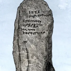 Ogham stone, Scotland