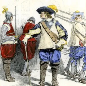 Oliver Cromwell closing Parliament, 1655