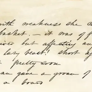 Part of the original manuscript of Uncle Toms Cabin by Harriet Part of the original manuscript of Uncle Toms Cabin by Harriet