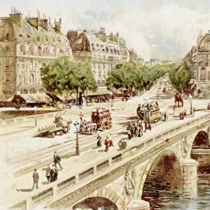 Paris boulevards in the 1870s