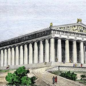 Parthenon in ancient Athens