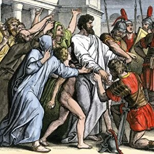 Paul arrested in Jerusalem