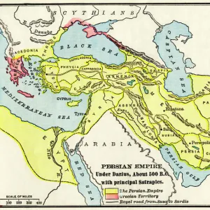 Persian Empire about 500 BC