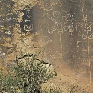 Petroglyphs in Lobo Canyon, NM