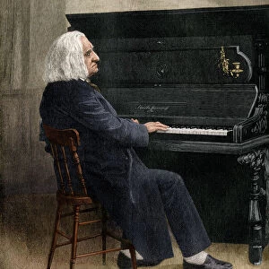 Pianist Franz Liszt