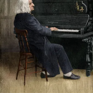 Pianist Franz Liszt