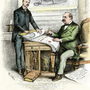 Police Commissioner Roosevelt and NY Governor Cleveland, 1884