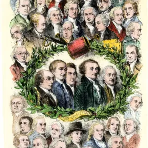 Portraits of the signers of the Declaration of Independence Portraits of the signers of the Declaration of Independence