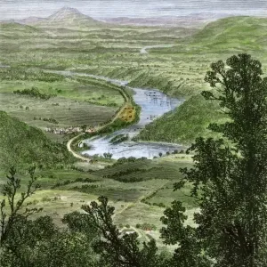La rivière Potomac au XIXe siècle. La rivière Potomac au XIXe siècle.