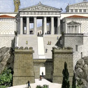 Propylaia, entrance to the Acropolis