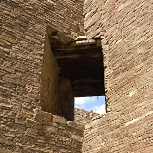 Pueblo Bonito corner window, Chaco Canyon NM