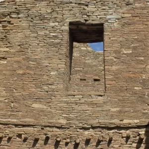 Pueblo Bonito window, Chaco Canyon NM Pueblo Bonito window, Chaco Canyon NM