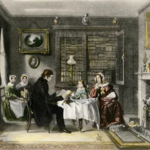 Reading the Bible in a Victorian home